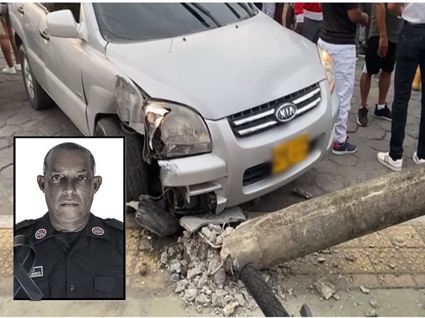 Murió Bombero en Tumaco: iba en su moto y chocó contra un carro