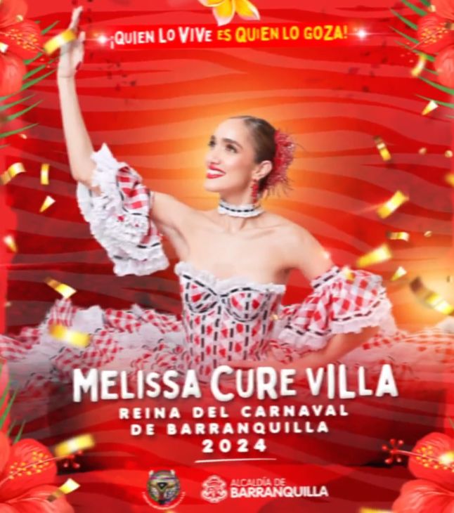 ¡El Carnaval de Barranquilla ya tiene nueva reina! Melissa Cure es la reina 2024. | Noticias de Buenaventura, Colombia y el Mundo