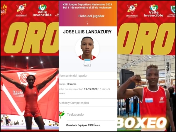 La familia de oro puro en Cali, los González Landazury: tres deportistas ganadores en los Juegos Nacionales