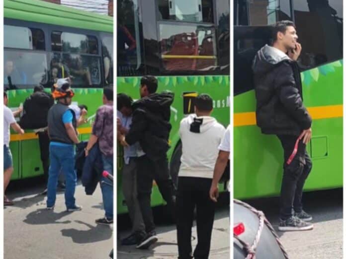 Agarró a puños al conductor del SITP y nadie intervino, solo una mujer trató de mediar, en Bogotá